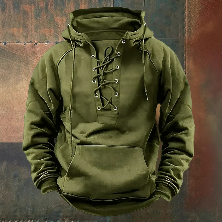 Theo™ – Weather-Resistant Hoodie (Retro Lacing)