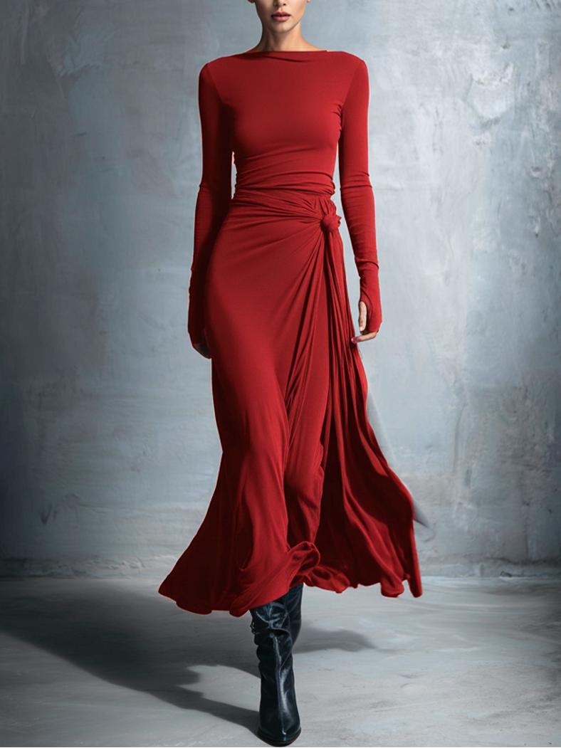 Vittoria™ – Maxi dress with side knot