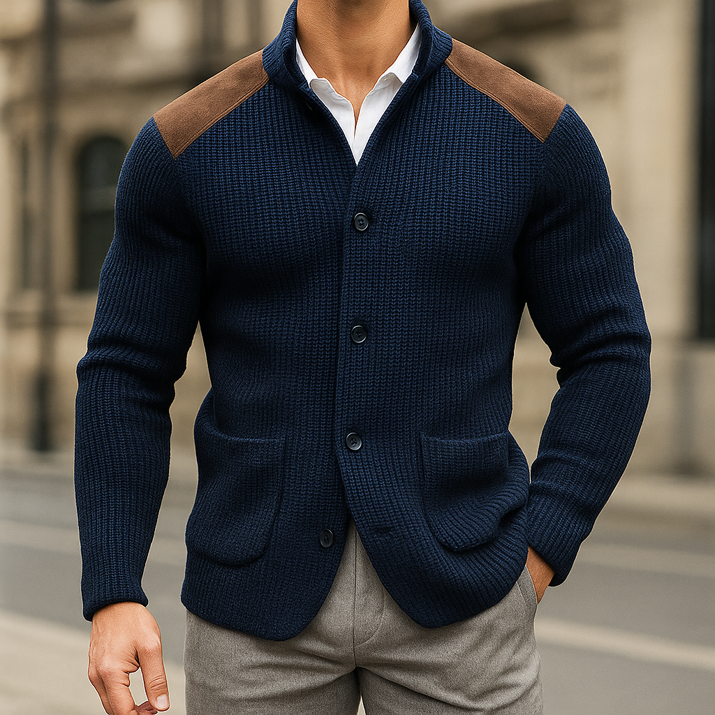 Hector | Textured knitted blazer