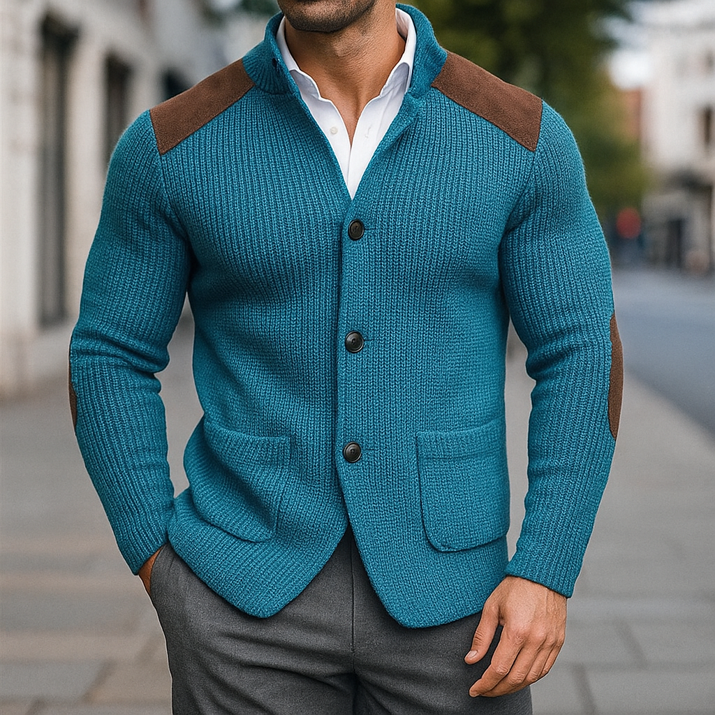 Hector | Textured knitted blazer