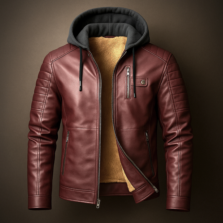 Colt Leather Hoodie