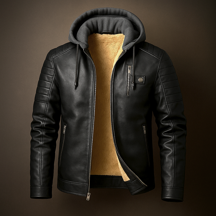 Colt Leather Hoodie