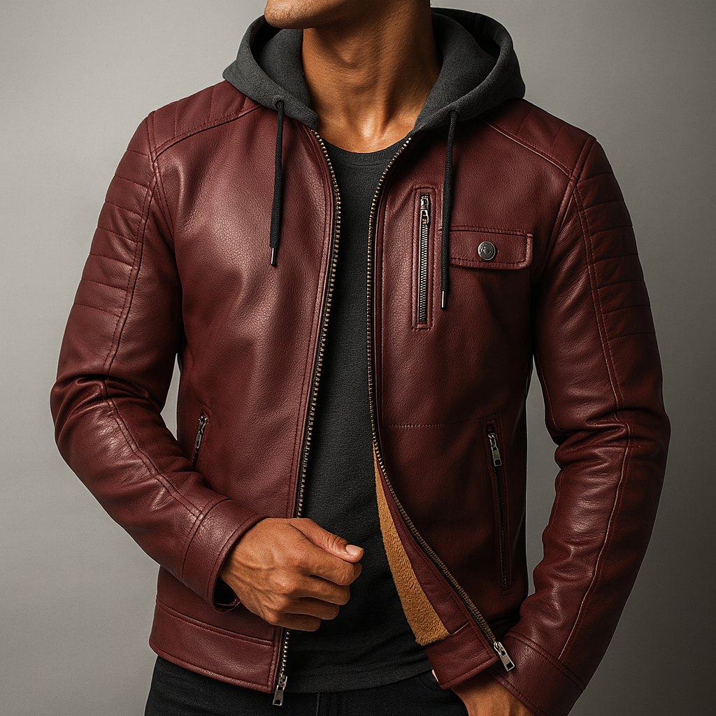 Colt Leather Hoodie