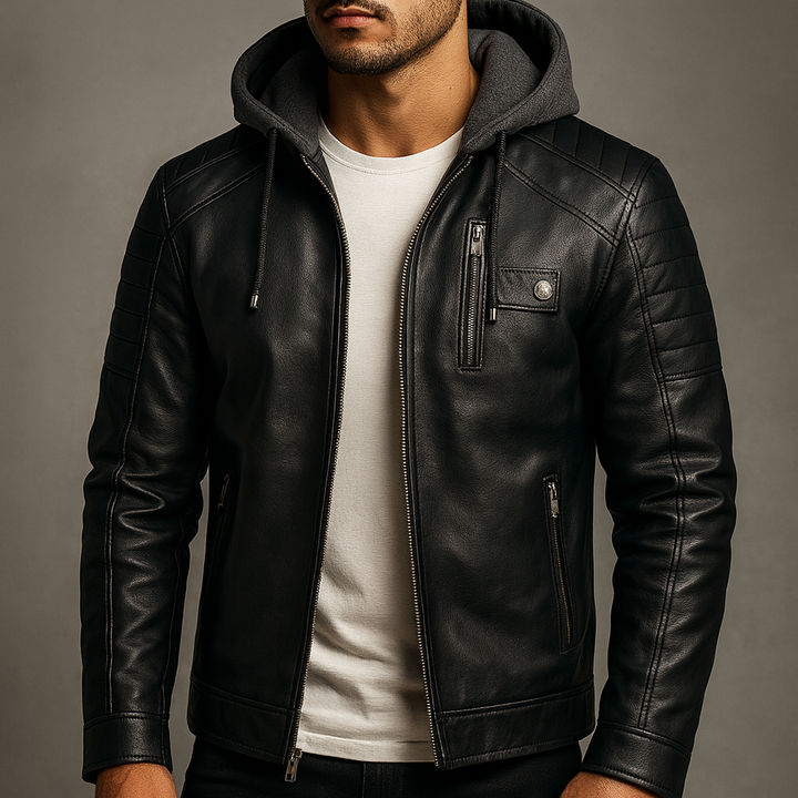 Colt Leather Hoodie