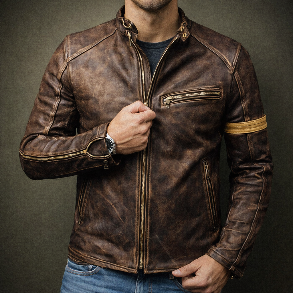 Rossi Patina Leather Jacket