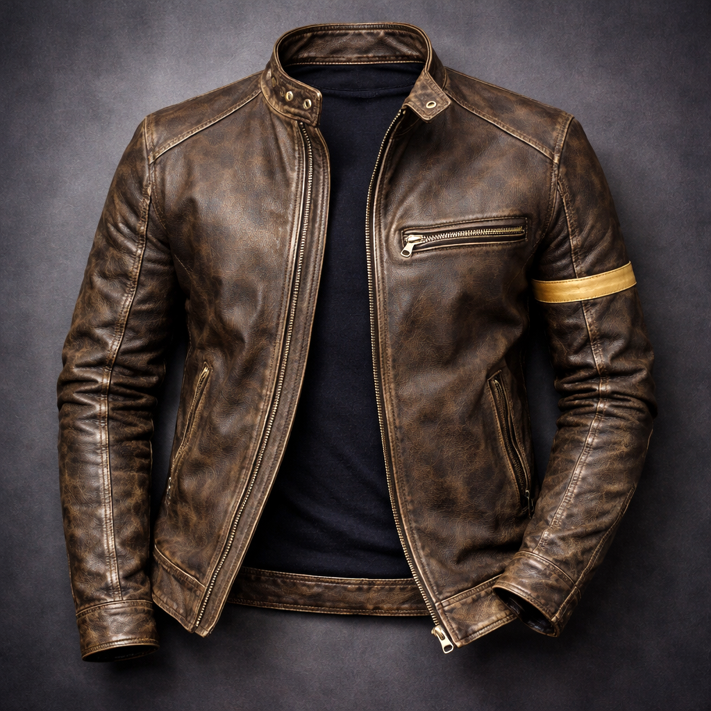 Rossi Patina Leather Jacket