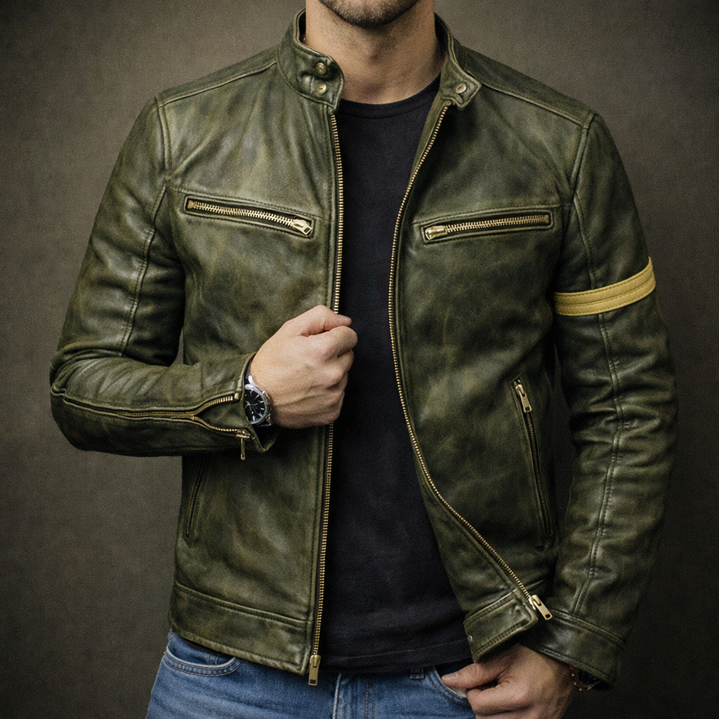 Rossi Patina Leather Jacket