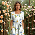 MARGA | ELEGANT DRESS WITH TUMMY COVERAGE