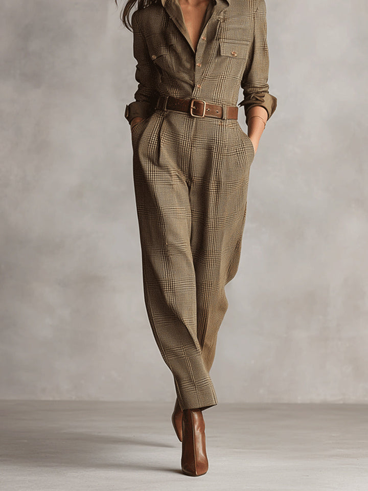 Ursula ™ – Tweed Utility Jumpsuit