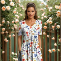 MARGA | ELEGANT DRESS WITH TUMMY COVERAGE