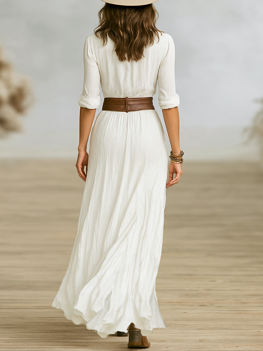 Florence™ – Pleated Maxi Dress