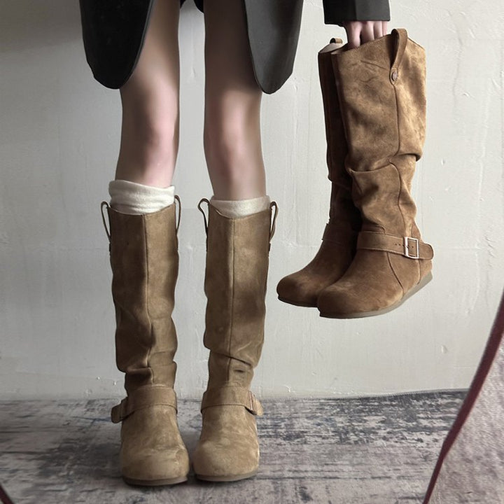 Mya - Flat Sole Orthopedic Boots